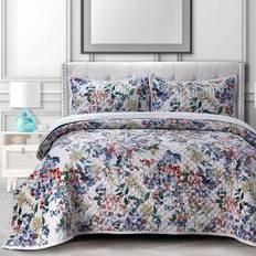 Queen Quilts Tribeca Living Floris Quilts Multicolor (243.84x233.68)