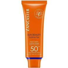 Nicht komedogen Sonnenschutz & Selbstbräuner Lancaster Sun Beauty Sublime Tan Face Cream SPF50 50ml