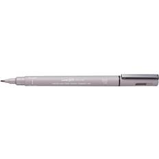 Uni Pin Brush Pen Light Grey