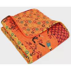 Cotton Blankets Lush Decor Royal Empire Blankets Orange (152.4x127)
