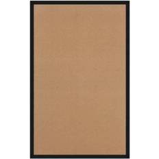 Linon Athena Cork Beige, Black 60x96"