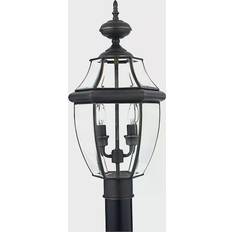Glass Pole Lighting QUOIZEL Newbury Lamp Post 53.3cm