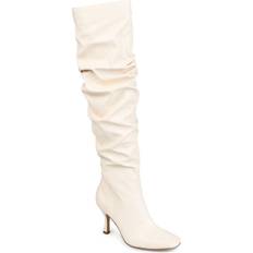 Journee Collection Kindy Medium Calf - Bone