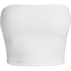 White Clothing Susana Monaco Essential Crop Tube Top - Sugar