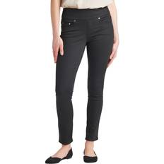 Jag Jeans Nora Mid Rise Skinny Pull-On Petite Jeans - Forever Black