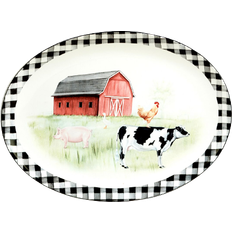 Certified International On the Farm Serving Platter & Tray