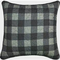 Donna Sharp Bear Walk Plaid Complete Decoration Pillows Black (45.72x45.72)