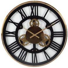 Analog Wall Clocks Olivia & May Industrial Oversized Stainless Steel Gear Wall Clock 32"