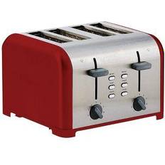 Elite Gourmet ECT-3100 4 Slice Long Toaster Bread Machine Maker Hot  Sandwich Maker Toaster 4