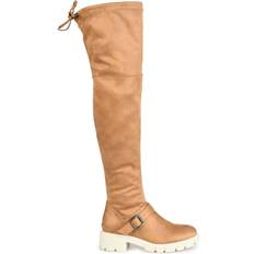 Journee Collection Salisa Medium Calf - Tan