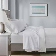 Polyester Bed Linen Beautyrest 1000-Thread-Count 4-pack Bed Sheet White