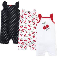 Hudson Baby Cotton Rompers 3-pack - Cherries (10152724)