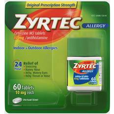 Zyrtec 24 Hour Allergy Relief 10mg 60 Tablet