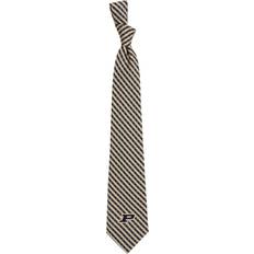 Beige - Men Ties Eagles Wings Gingham Tie - Purdue Boilmakers