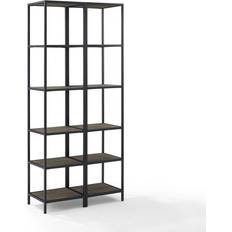 Stainless Steel Book Shelves Crosley KF13052BR Book Shelf 80.5"