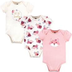 Hudson Baby Cotton Bodysuits 3-pack - Lovely Fox (10152941)