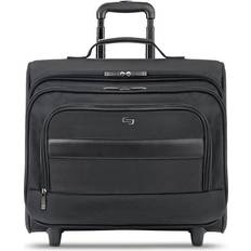 Rolling briefcase Solo Columbus Rolling Overnighter Case 15.6" - Black