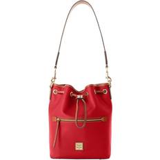 Dooney & Bourke Pebble Grain Drawstring Bag - Red