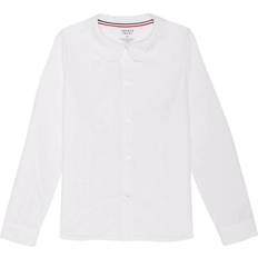 Blouses & Tunics Children's Clothing French Toast Girl's Long Sleeve Modern Peter Pan Blouse - White