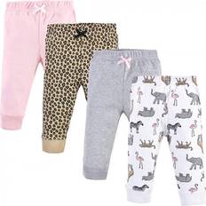 Hudson Cotton Pants and Leggings 4-pack - Modern Pink Safari (10125669)