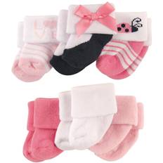 Luvable Friends Newborn Socks 6-Pack - Lady Bug (10720621)