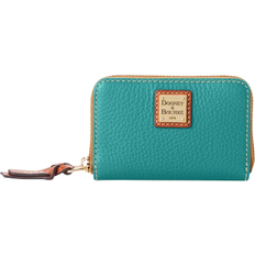 Dooney & Bourke Pebble Grain Large Zip Around Credit Card Case - Spearmint