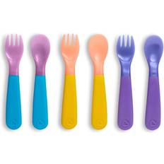 Munchkin ColorRevea Color Changing Toddler Forks & Spoons 6-pack
