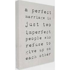 Stupell A Perfect Marriage Stretched Wall Decor 16x20"
