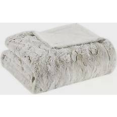 Polyester Blankets Madison Park Zuri Blankets White (177.8x152.4)