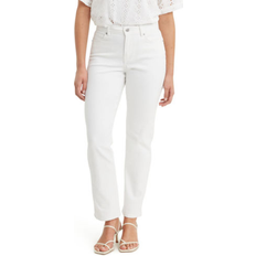 White - Women Jeans Levi's Classic Straight Jean - Simply White