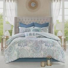 Queen Bedspreads Madison Park Isla Bedspread Blue (228.6x228.6)