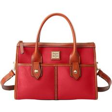 Dooney & Bourke Pebble Grain Small Satchel Bag - Red