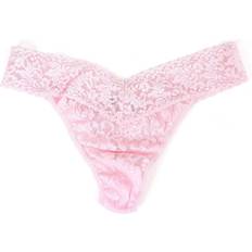 Hanky Panky Plus Size Signature Lace Original Rise Thong - Pink