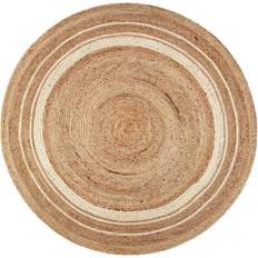 Kerala Creme Round Jute Rug – Natural Rug Co