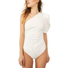 Free People Somethin Bout You Solid Bodysuit - Ivory