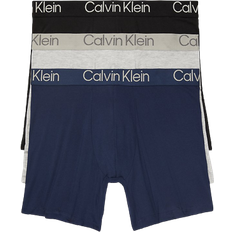 Calvin Klein Boxers - Men Men's Underwear Calvin Klein Ultra-Soft Modern Boxer 3-pack - Black/Blue Shadow/Grey Heather