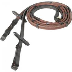 Horze Soft Grip Rubber Reins with Stoppers