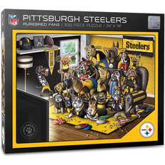 YouTheFan Pittsburgh Steelers Purebred Fans A Real Nailbiter 500-Piece Puzzle