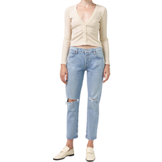 Citizens of Humanity Emerson Mid Rise Relaxed 27" Jeans - Sugarcoat