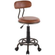 Brown - Footrest Office Chairs Lumisource Swift Office Chair 42.8"