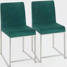 Lumisource Fuji Velvet 2-Pack Kitchen Chair 33.5" 2