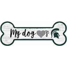 Fan Creations Michigan State Dog Bone Sign Board