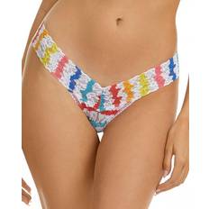 Hanky Panky Low-Rise Printed Lace Thong - Wavy