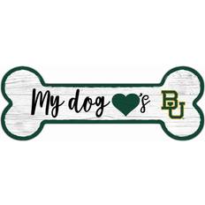 Fan Creations Baylor Bears Team Dog Bone Sign Board