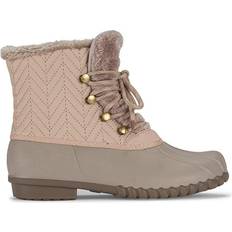 Rubber Lace Boots Baretraps Flash - Dusty Rose