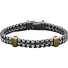 David Yurman Double Box Chain Bracelet - Silver/Gold