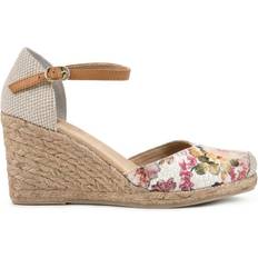 White Mountain Mamba W - White Floral Print