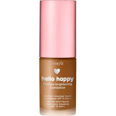 Cosmetics Benefit Hello Happy Flawless Brightening Foundation Mini SPF15 PA++ #09 Deep Neutral