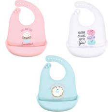 Hudson Silicone Bibs Sweetest Cupcake 3-pack