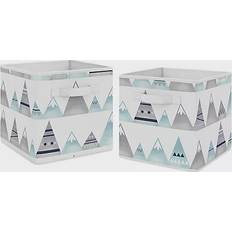 Small Boxes on sale Sweet Jojo Designs Mountains Storage Bins 2pcs Small Box 10.5" 2